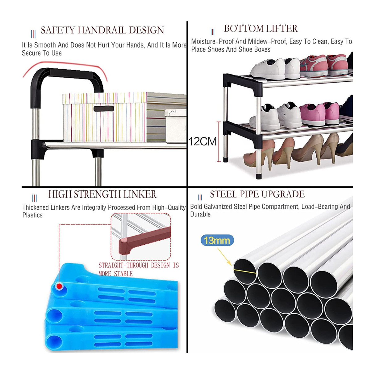 Miniatura 5 de Zapatero 6 Niveles 15 Pares Organizador